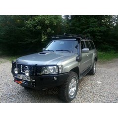 HD winch bumper for Nissan Patrol Y61 GU4 - with bull bar