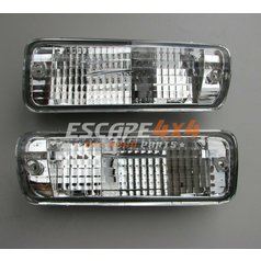 Turn Lights - Clear for Toyota LandCruiser LJ70, 73, 78 (1991-1996)