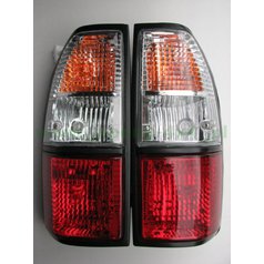 Tail Lights for Toyota LandCruiser Prado LC 90-95 - Clear Glass