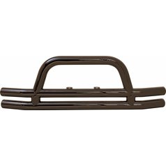 Front Tubular Bumper with Hoop Black Smittybilt - Jeep Wrangler TJ