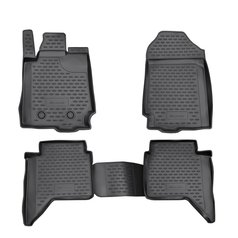 Rubber Floor Mats - Ford Ranger T6 2011-