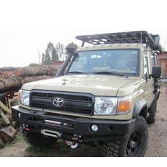 HD winch bumper without bullbar for Toyota Land Cruiser HZJ 70, 76, 78, 79 -  2007-