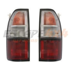 White Tail Lights for Toyota LandCruiser Prado LC 90-95