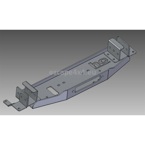 Winch Mounting Plate in Original Bumper Toyota Hilux (05-15)